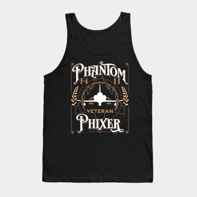 Phantom Phixer F-4 Phantom II Aircraft Maintainer Veteran Tank Top by hobrath